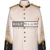 Cream Wool Military Officer Coat