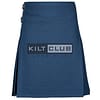 Lovat Blue Wool 8 Yard Kilt