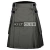 Olive Green Cotton Utility Kilt