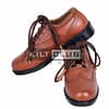 Brown Leather Ghillie Brogues Kilt Shoes
