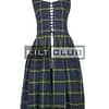 1800s Gordon Modern Tartan Women’s Dress
