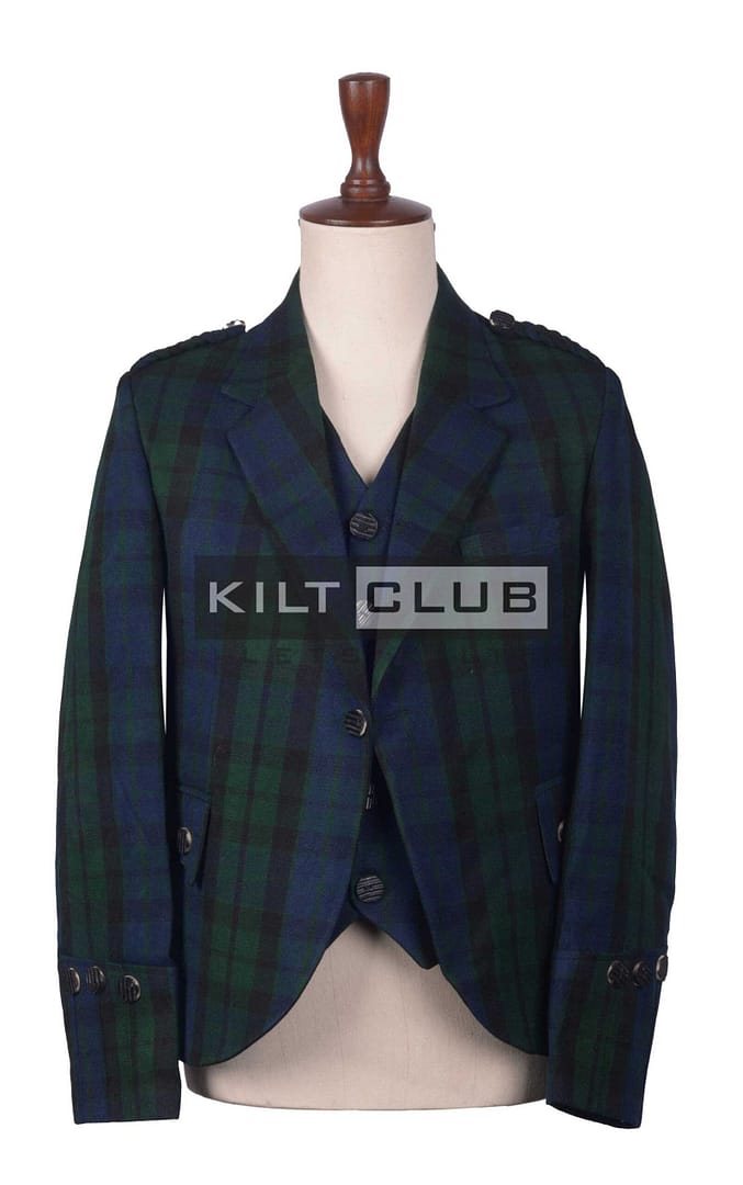 Black Watch Tartan Scottish Jacket