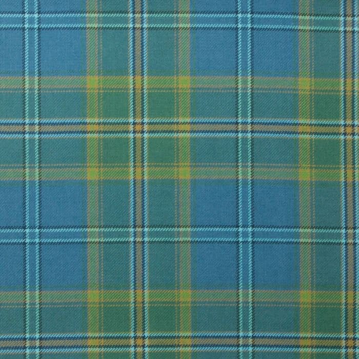 All Ireland Blue Irish Tartan Fabric