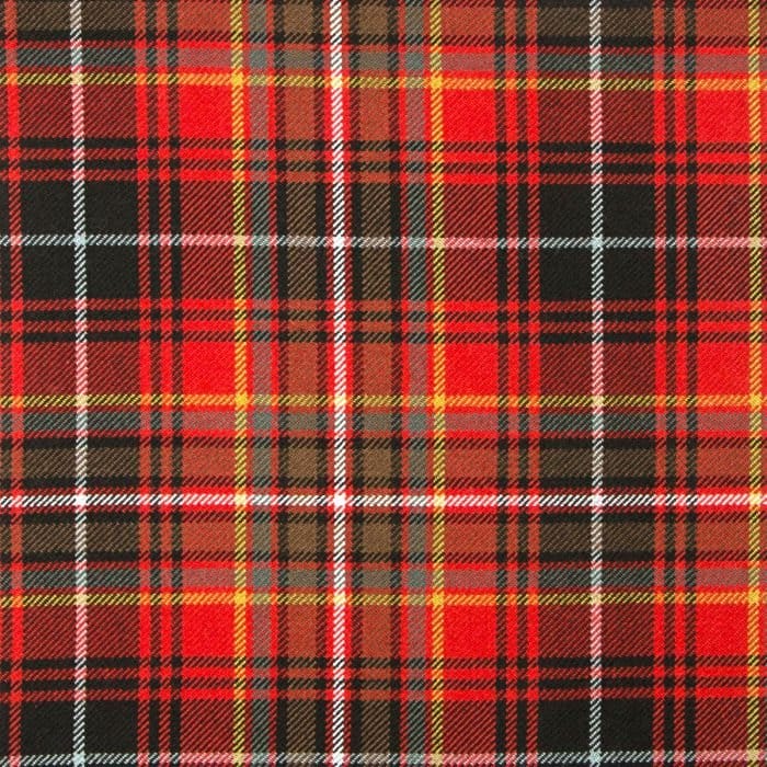MacInnes Red Weathered Tartan Fabric