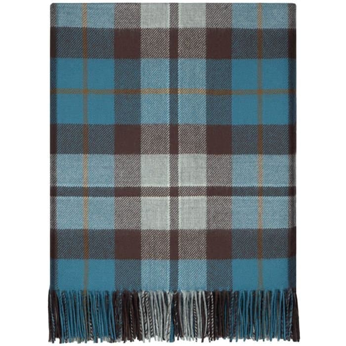 Rose Hunting Grey Tartan Fabric