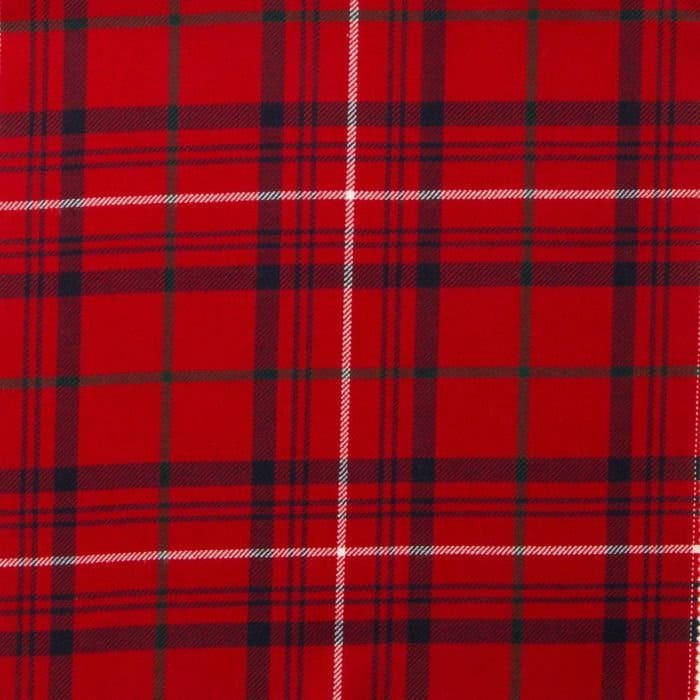 Rose Red Modern Tartan Fabric