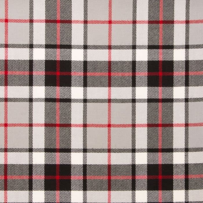 Thomson Grey Tartan Fabric