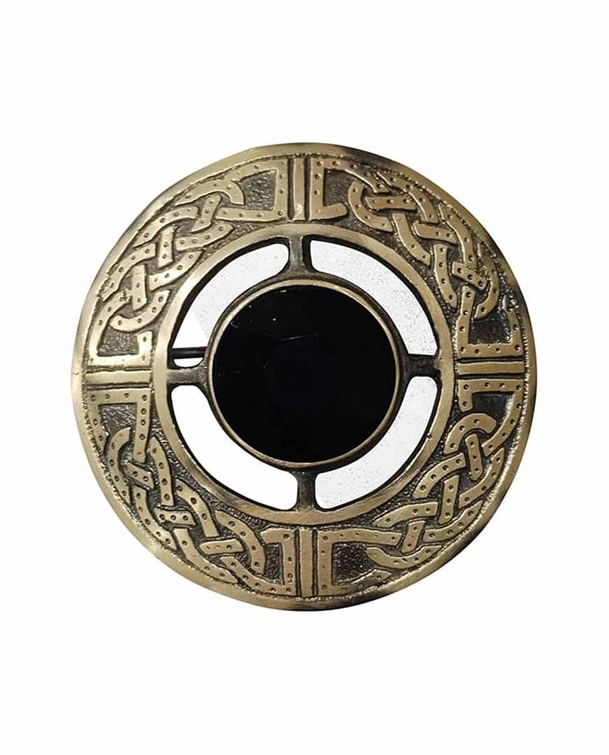 Scottish Brooch Pin Anitque Back