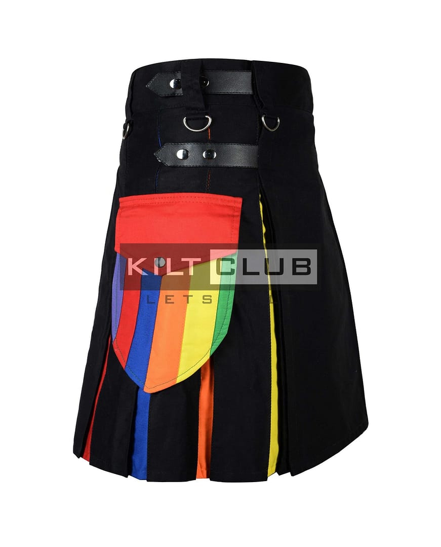 LGBTQ Pride Hybrid Utility Scottish Kilt