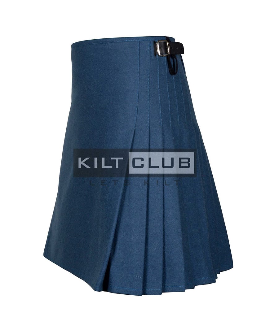 Lovat Blue Wool 8 Yard Kilt